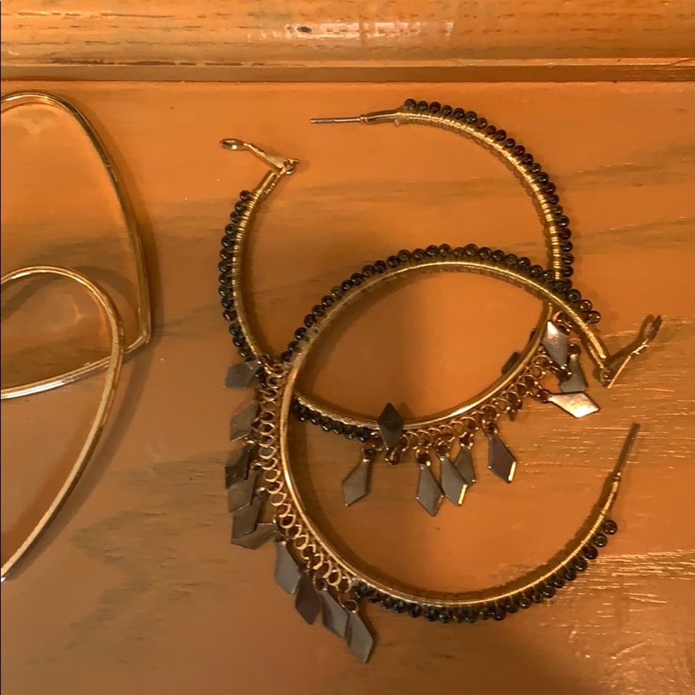 Set of hoops! 5 different pairs price is for all!